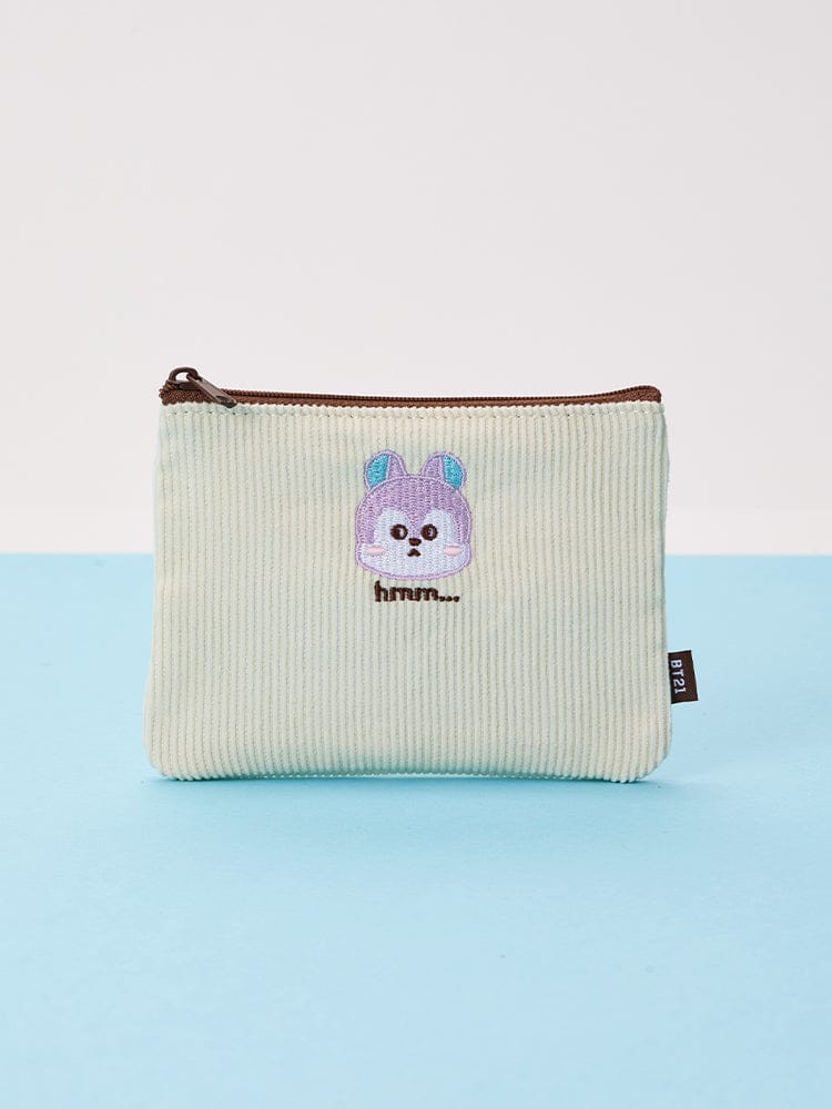 BT21 POUCH_ MANG BT21 오늘의 기분 플랫 사각 파우치
