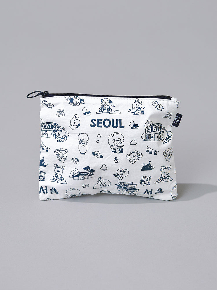 BT21 POUCH_ELECTRONICS_ 단품 BT21 서울 에디션 파우치