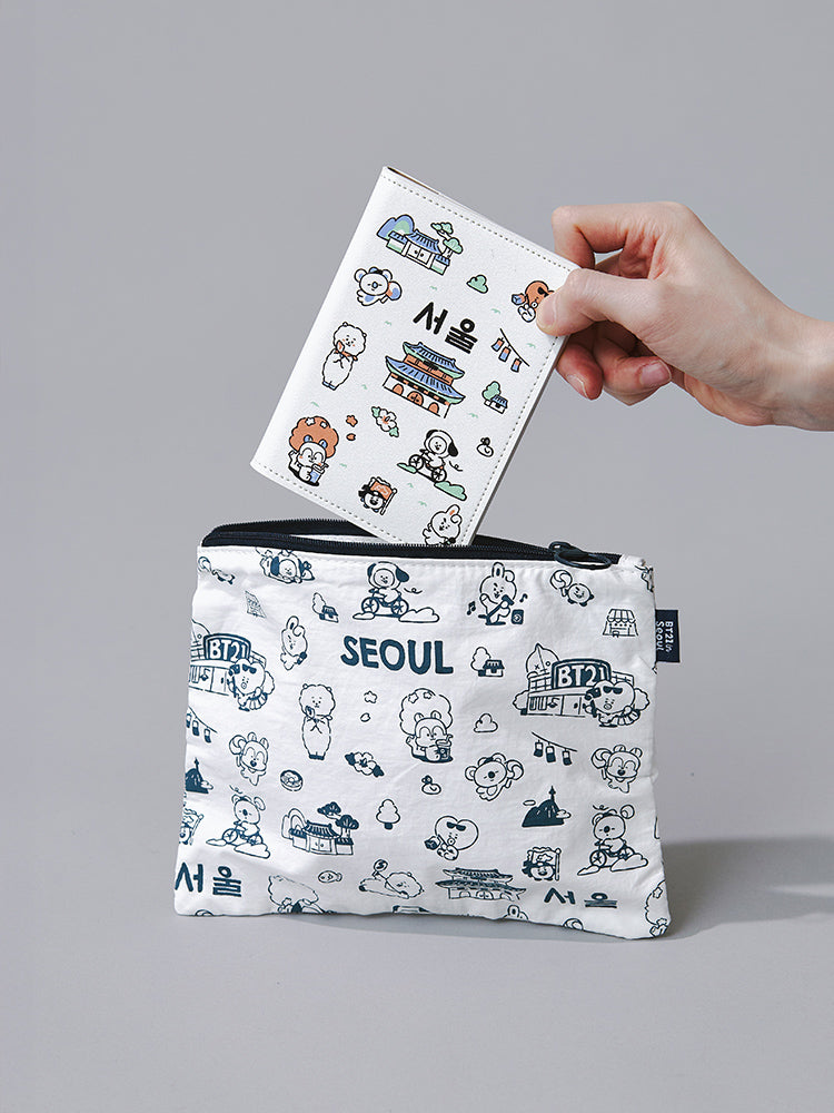 BT21 POUCH_ELECTRONICS_ 단품 BT21 서울 에디션 파우치