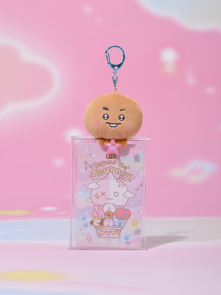 BT21 비욘드 더 저니 투명 인형 파우치 키링