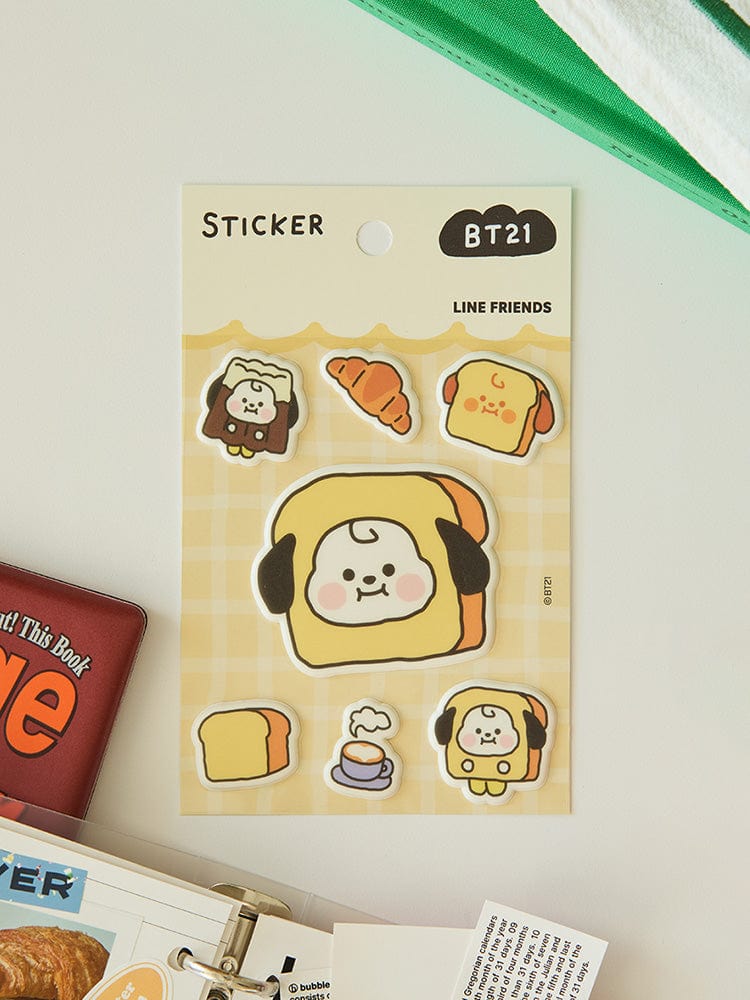 BT21 STICKER/CARD 단품 BT21 CHIMMY 베이비 베이커리 스티커