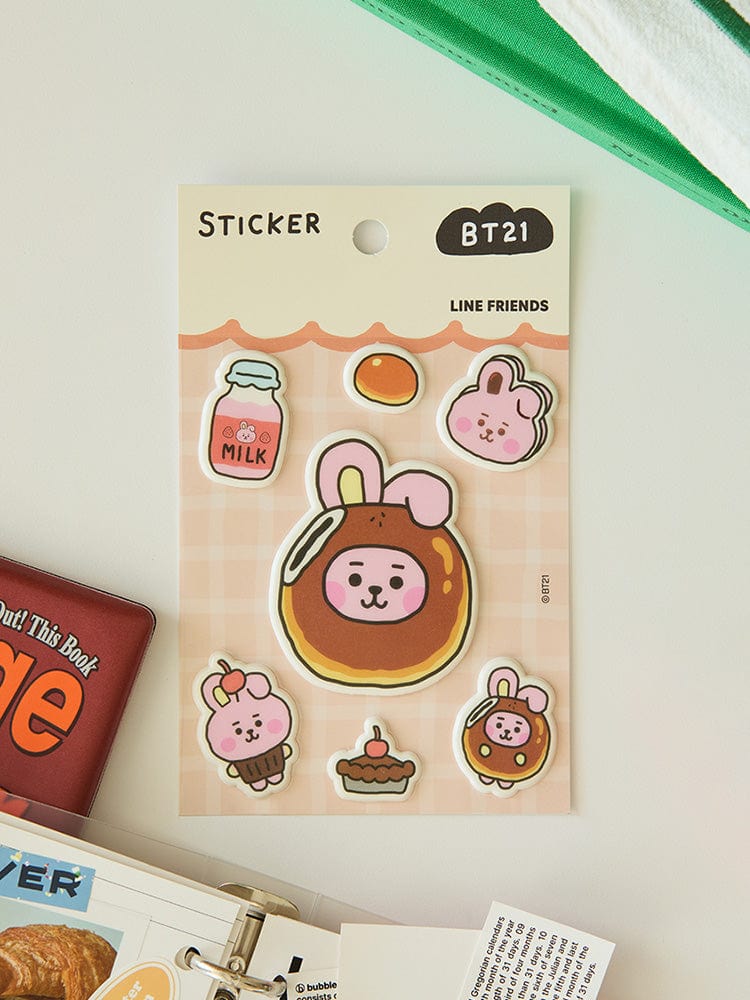 BT21 STICKER/CARD 단품 BT21 COOKY 베이비 베이커리 스티커