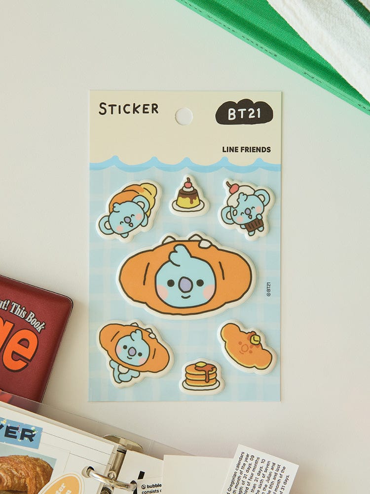 BT21 STICKER/CARD 단품 BT21 KOYA 베이비 베이커리 스티커