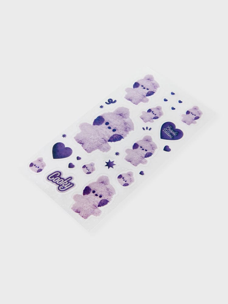 BT21 STICKER/CARD COOKY 라인프렌즈 BT21 COOKY Purple of Wish Edition 미니니 스티커