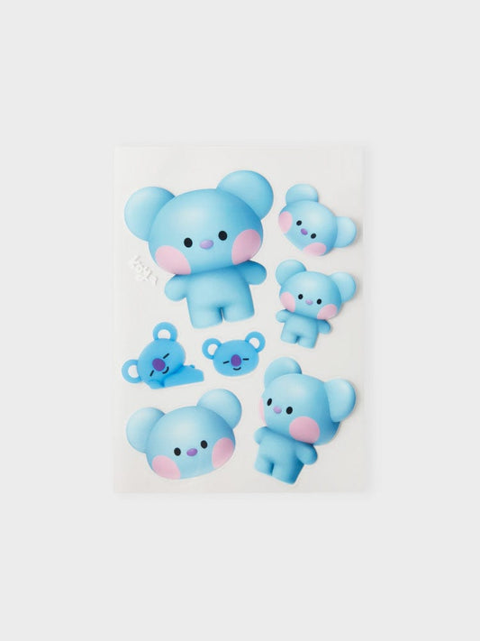 BT21 STICKER/CARD KOYA [패밀리세일] BT21 KOYA 빅앤타이니 리무버블 스티커