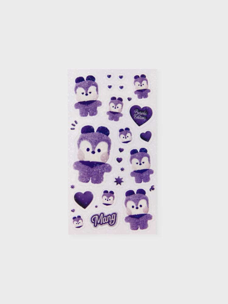 BT21 STICKER/CARD MANG [패밀리세일] BT21 MANG Purple of Wish Edition 미니니 스티커