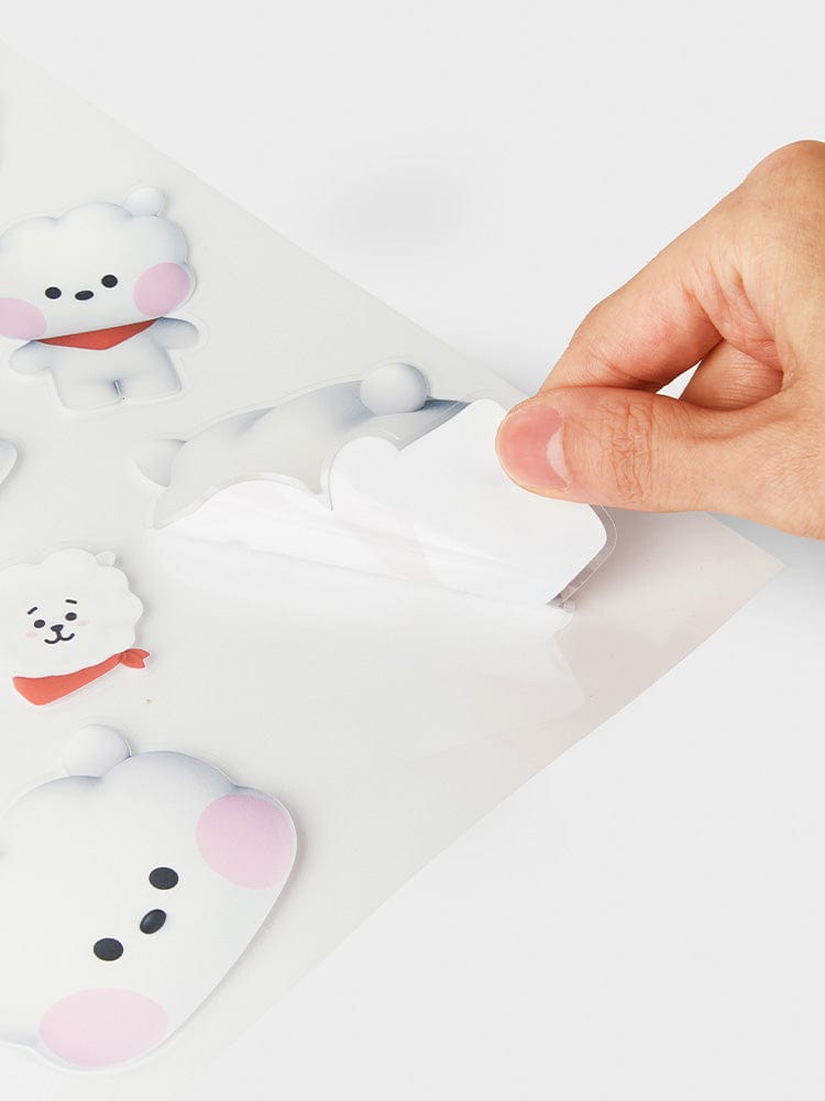 Name Sticker Rj BT21 RJ 빅앤타이니 리무버블 스티커 | LINE FRIENDS SQUARE