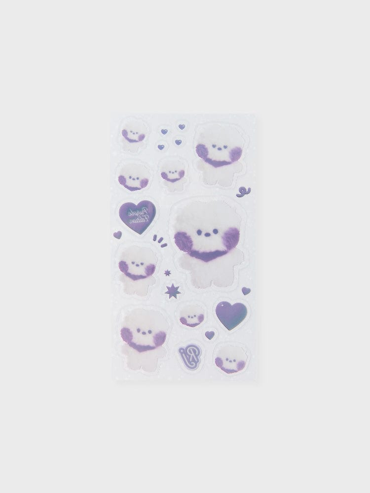 Name Sticker Rj BT21 RJ Purple of Wish Edition 미니니 스티커 | LINE FRIENDS SQUARE