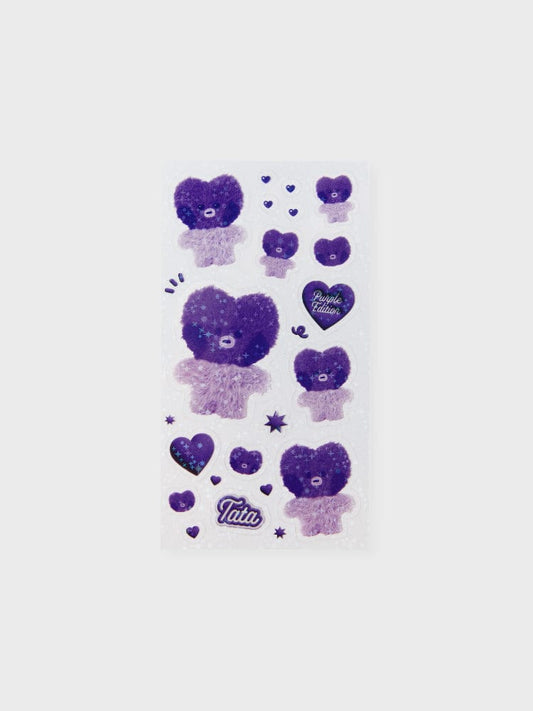 BT21 STICKER/CARD TATA [패밀리세일] BT21 TATA Purple of Wish Edition 미니니 스티커