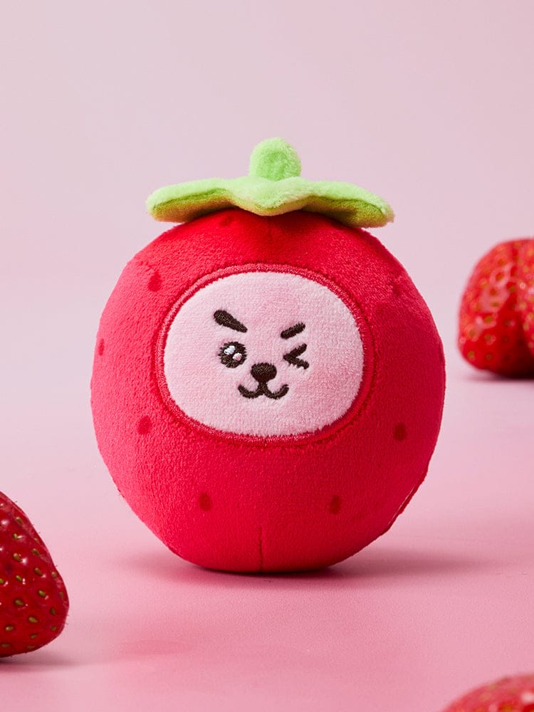 BT21 TOY_ COOKY BT21 딸기 파티 스트레스볼 인형