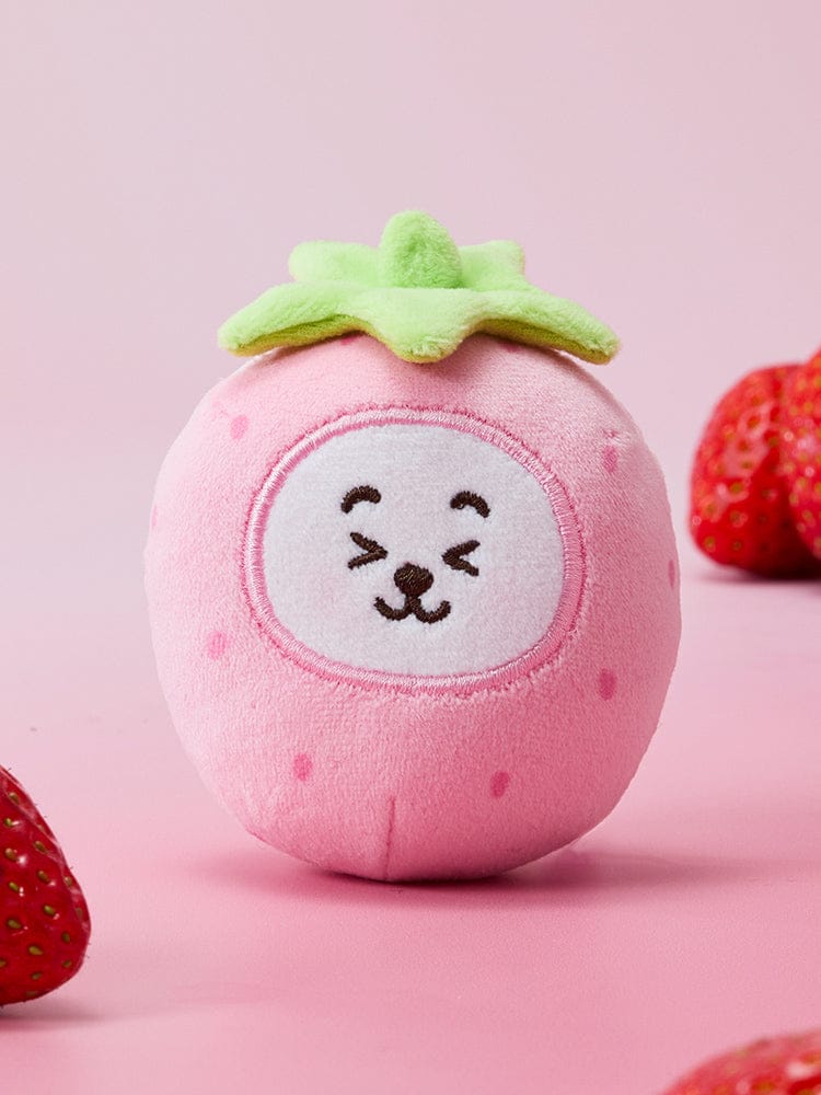 BT21 TOY_ RJ BT21 딸기 파티 스트레스볼 인형