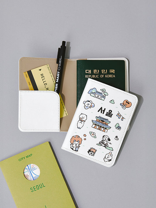 BT21 TRAVEL_ 단품 BT21 서울 에디션 여권 케이스