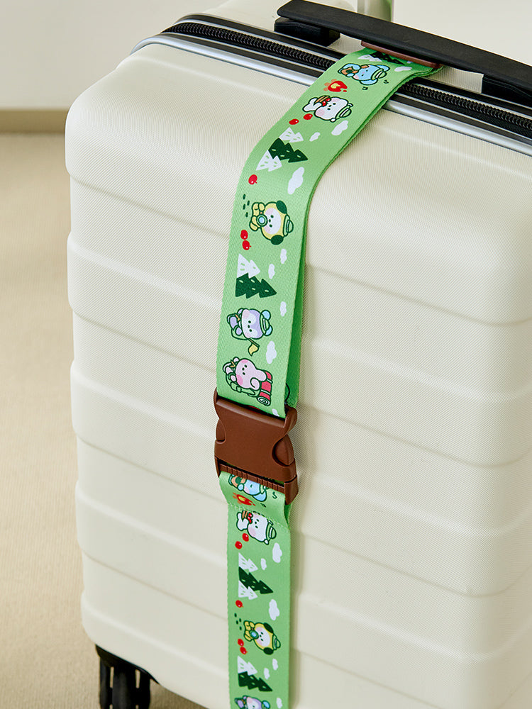 BT21 TRAVEL_ 단품 BT21 미니니 스카웃 캐리어 벨트 (GREEN)