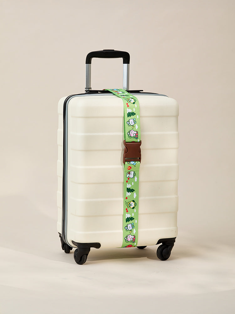 BT21 TRAVEL_ 단품 BT21 미니니 스카웃 캐리어 벨트 (GREEN)