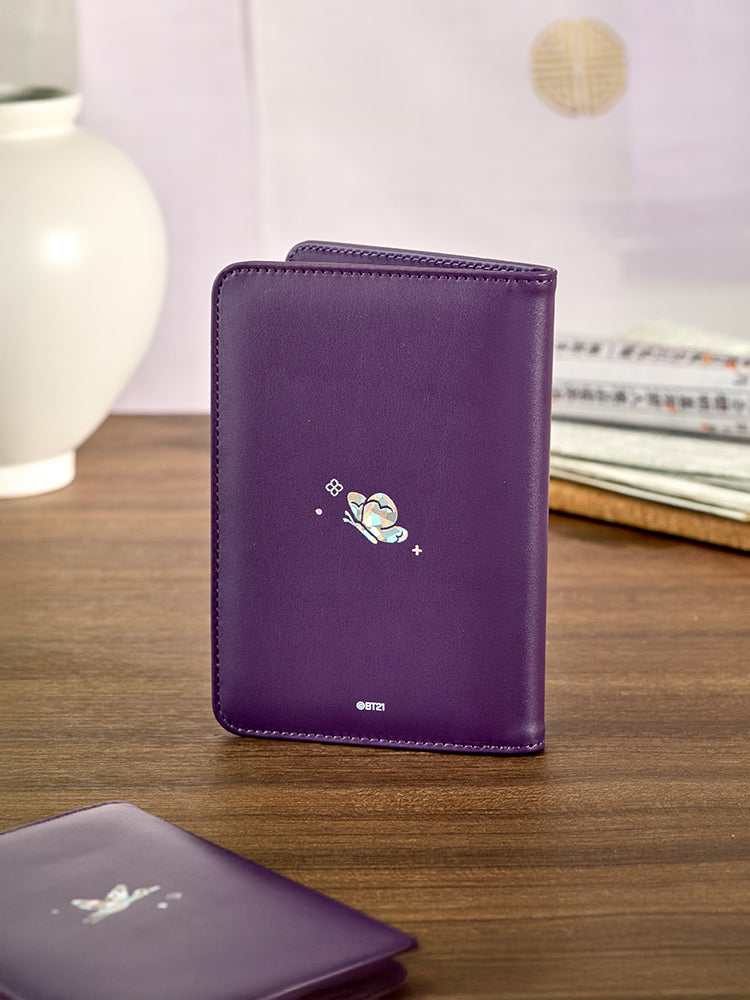BT21 TRAVEL_ 단품 BT21 KOYA 프리미엄 K 에디션 자개 그래픽 여권 케이스