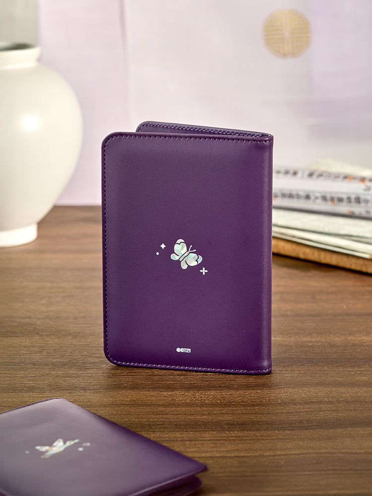 BT21 TRAVEL_ 단품 BT21 MANG 프리미엄 K 에디션 자개 그래픽 여권 케이스
