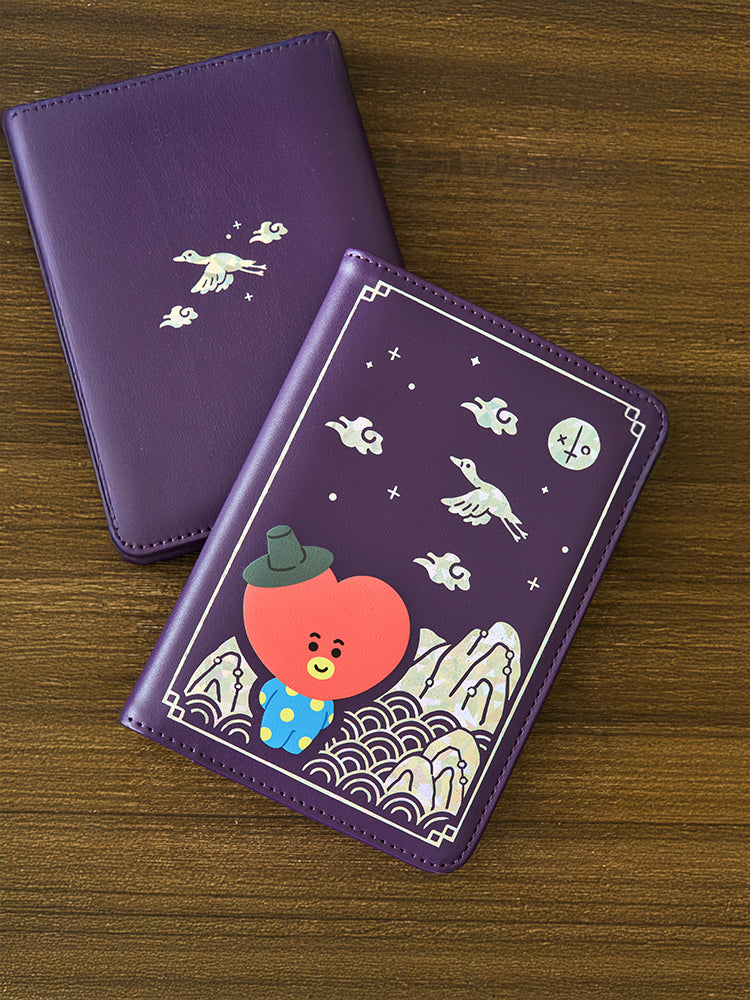 BT21 TRAVEL_ 단품 BT21 TATA 프리미엄 K 에디션 자개 그래픽 여권 케이스