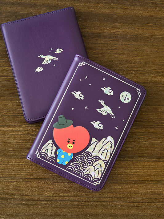 BT21 TRAVEL_ 단품 BT21 TATA 프리미엄 K 에디션 자개 그래픽 여권 케이스