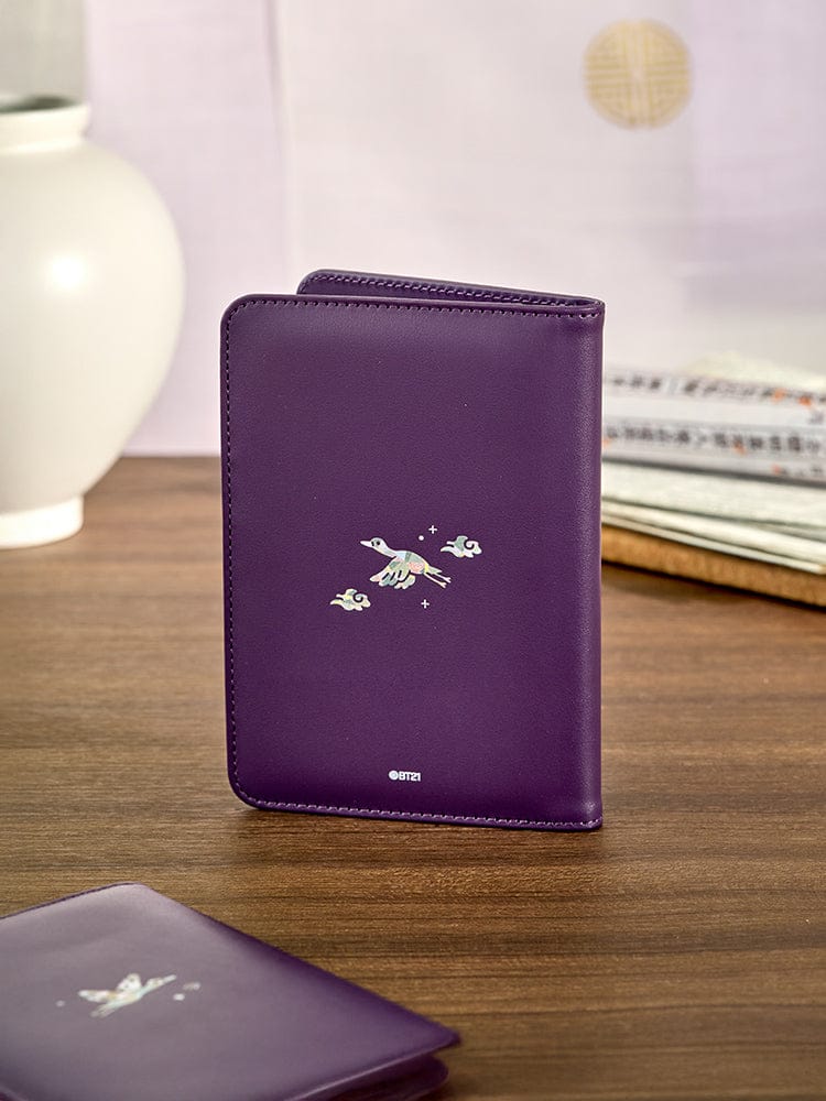 BT21 TATA Premium K Edition Mother-of-pearl Graphic Passport Case