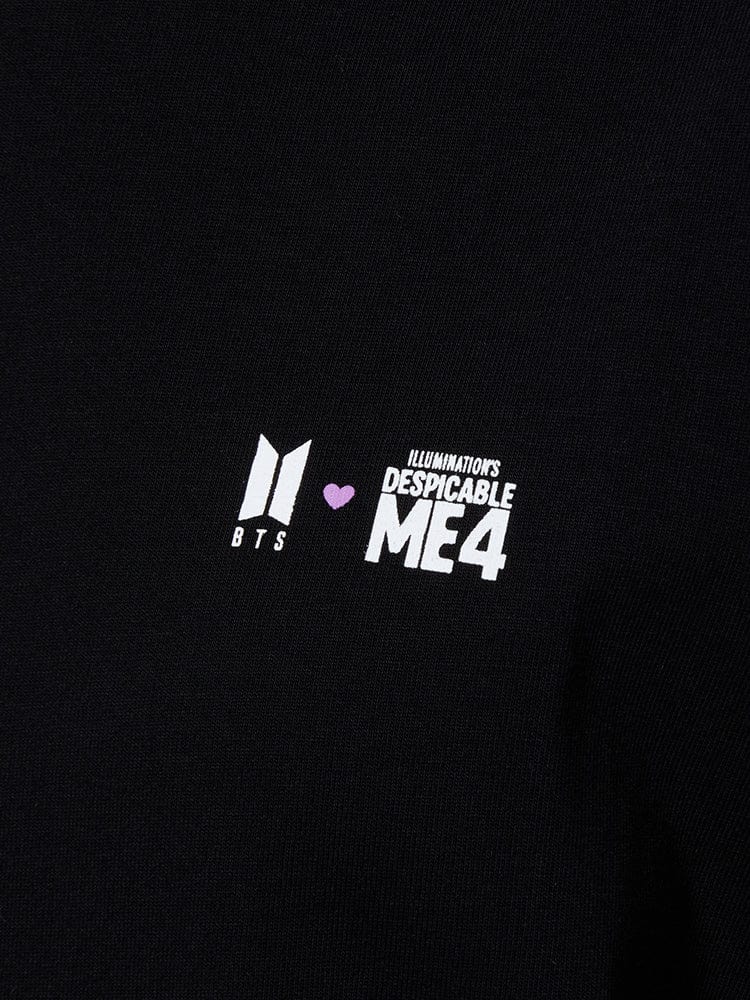 BTS x Despicable Me4 APPAREL BTS X DM4 티셔츠 BLACK