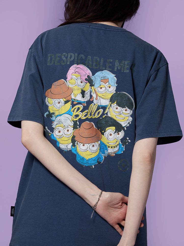 BTS x Despicable Me4 APPAREL BTS X DM4 티셔츠 BLUE