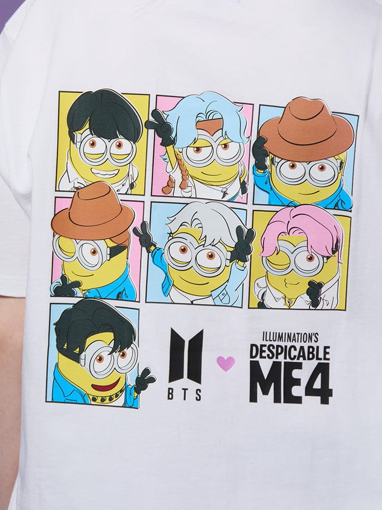 BTS x Despicable Me4 APPAREL BTS X DM4 티셔츠 WHITE