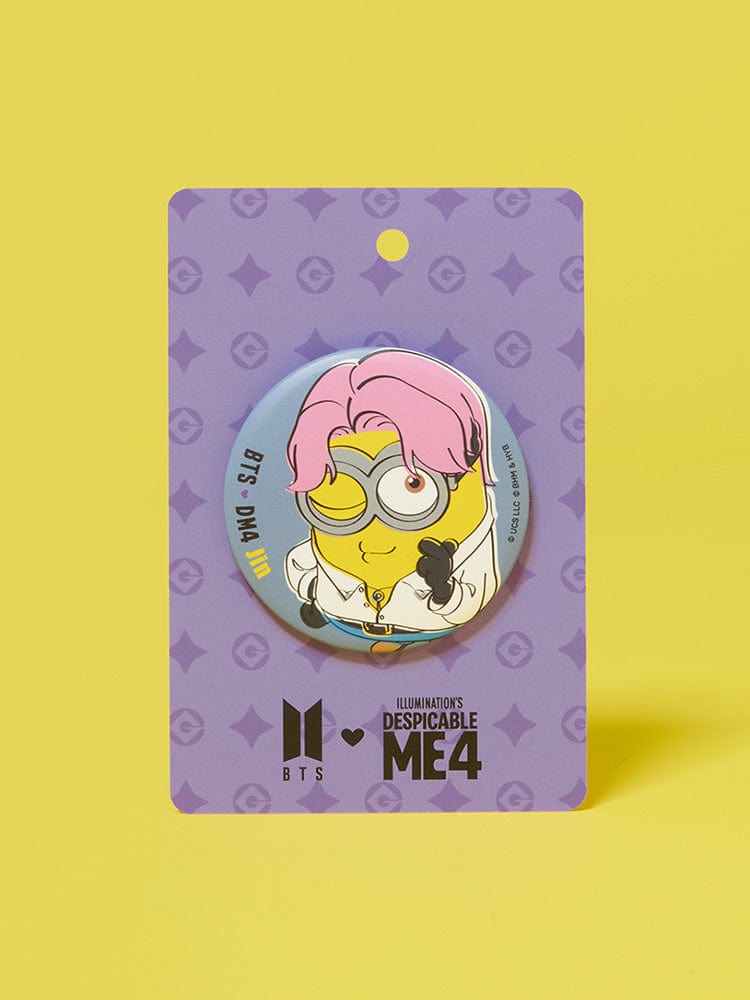 BTS x Despicable Me4 BEAUTY/ACC Jin BTS X DM4 캔뱃지