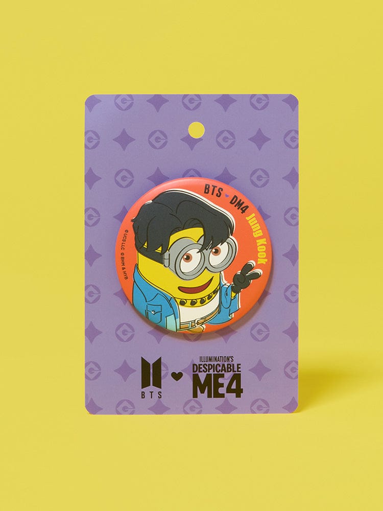 BTS x Despicable Me4 BEAUTY/ACC Jung Kook BTS X DM4 캔뱃지