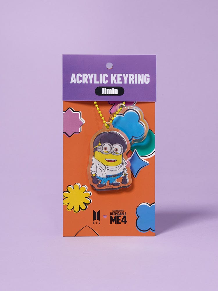 BTS x Despicable Me4 KEYRING Jimin BTS X DM4 아크릴 키링