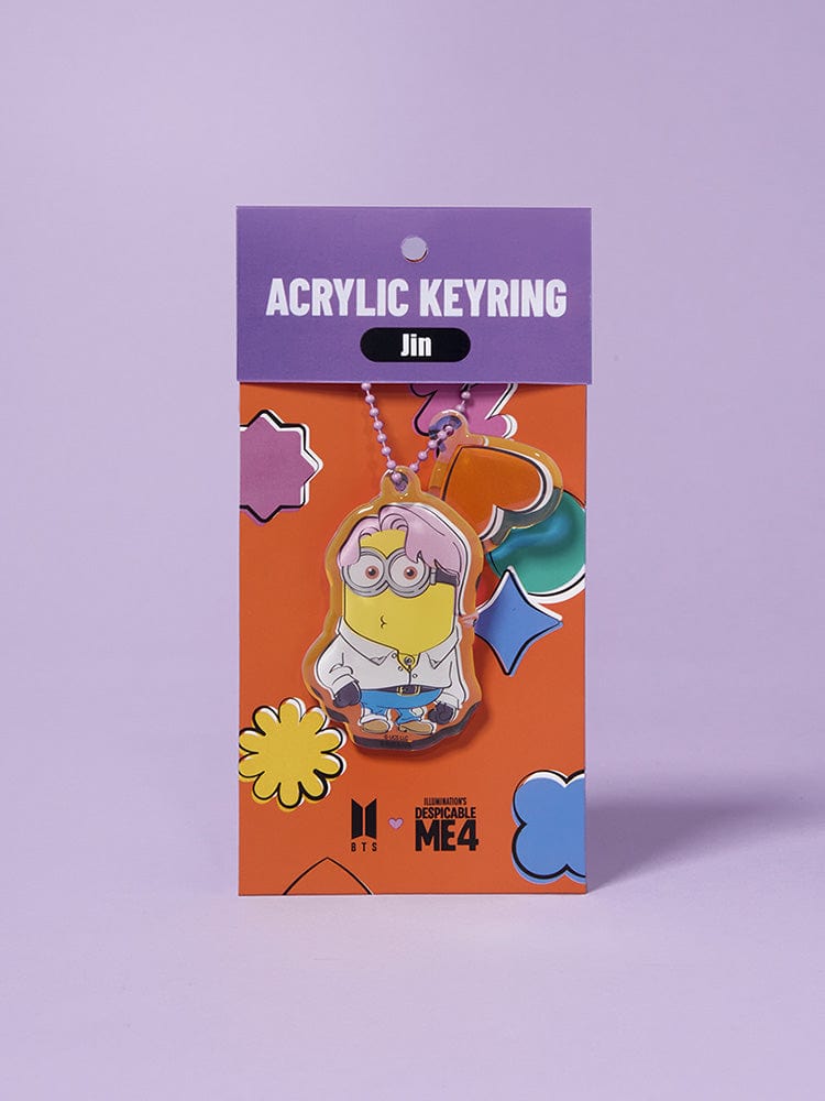 BTS x Despicable Me4 KEYRING Jin BTS X DM4 아크릴 키링