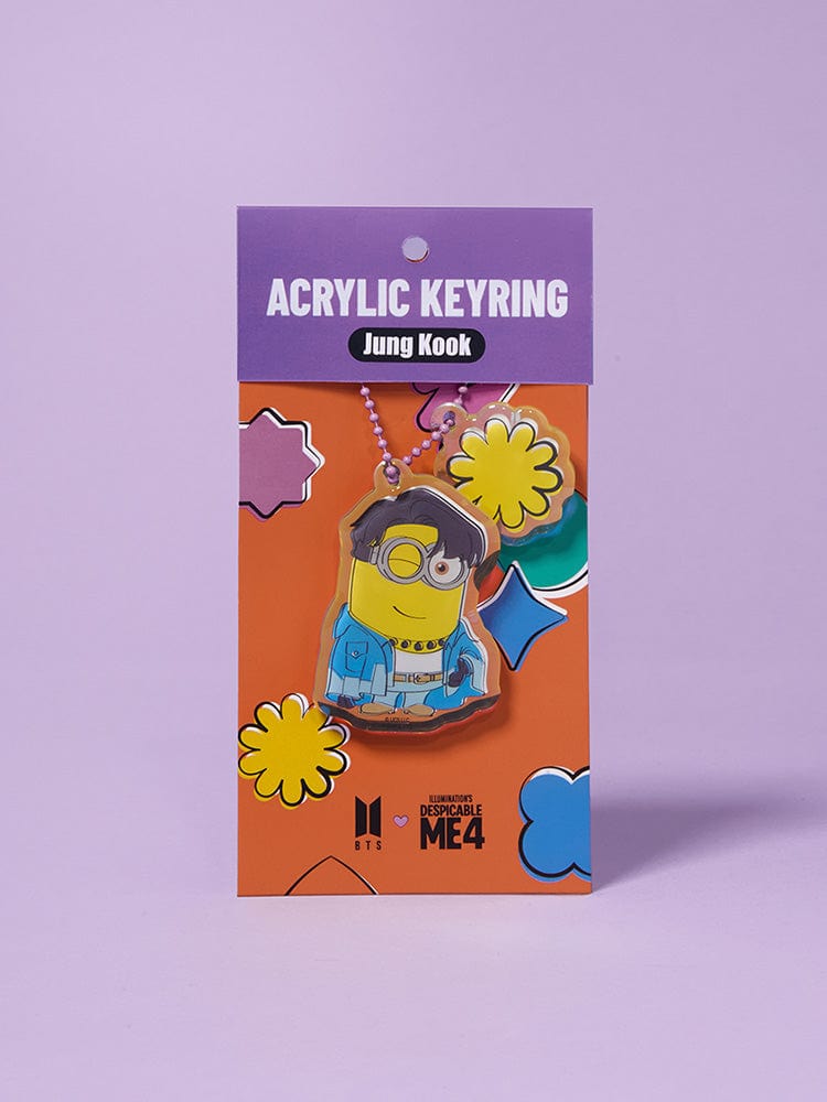 BTS x Despicable Me4 KEYRING Jung Kook BTS X DM4 아크릴 키링