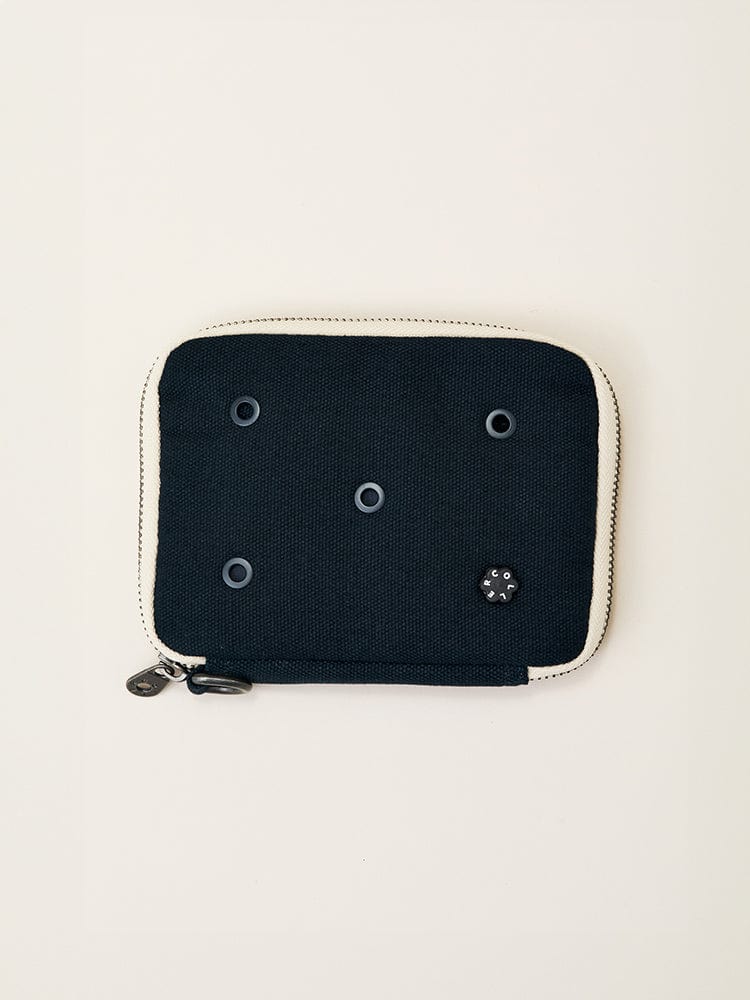 COLLER BAG 단품 [패밀리세일] 꼴레 캔버스 멀티 파우치 미드나잇 네이비