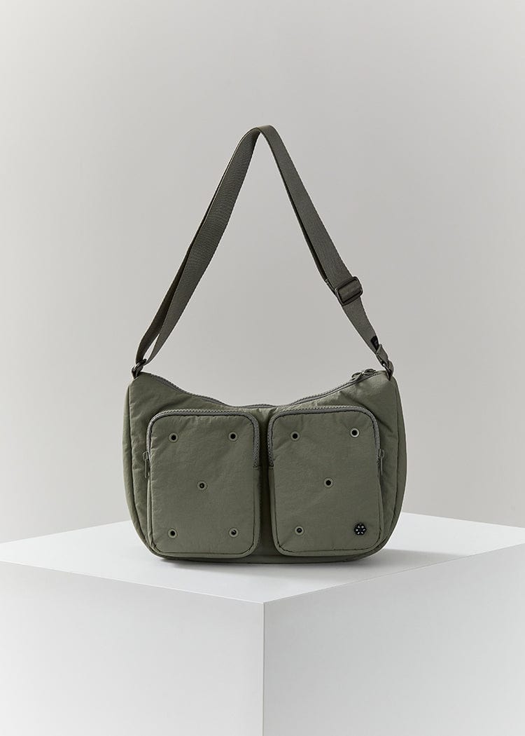 COLLER BAG 단품 [팸세제외] 꼴레 바디백 모스그린