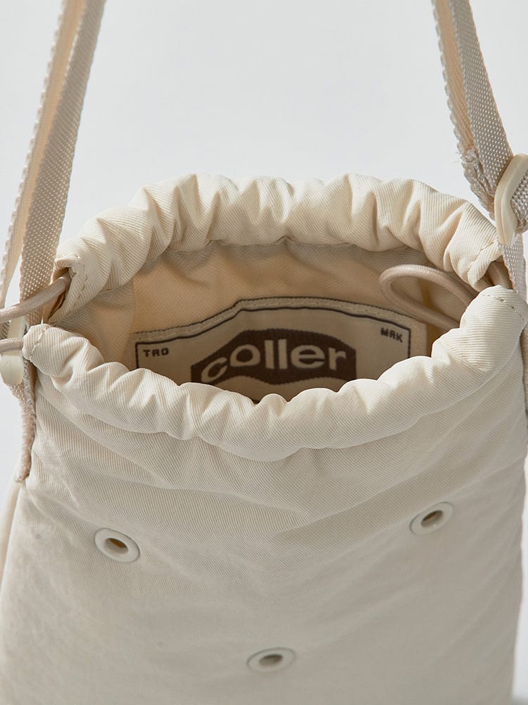 COLLER BAG 단품 꼴레 푸퍼 크로스백 오트크림