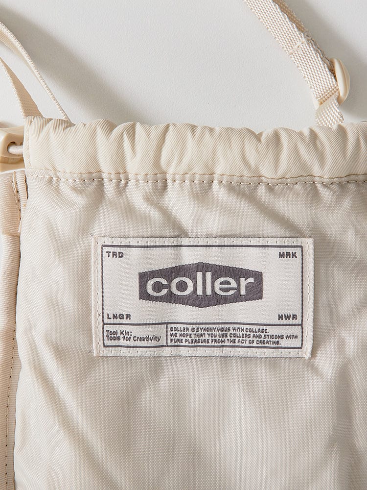 COLLER BAG 단품 꼴레 푸퍼 크로스백 오트크림