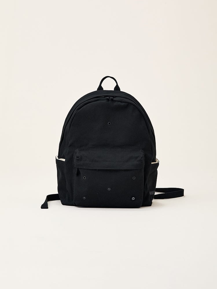 COLLER BAG 단품 [패밀리세일] 꼴레 캔버스 원포켓 백팩 L 쉐이드 블랙
