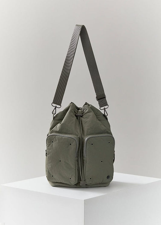 COLLER BAG 단품 [패밀리세일] 꼴레 버킷백 L 모스그린