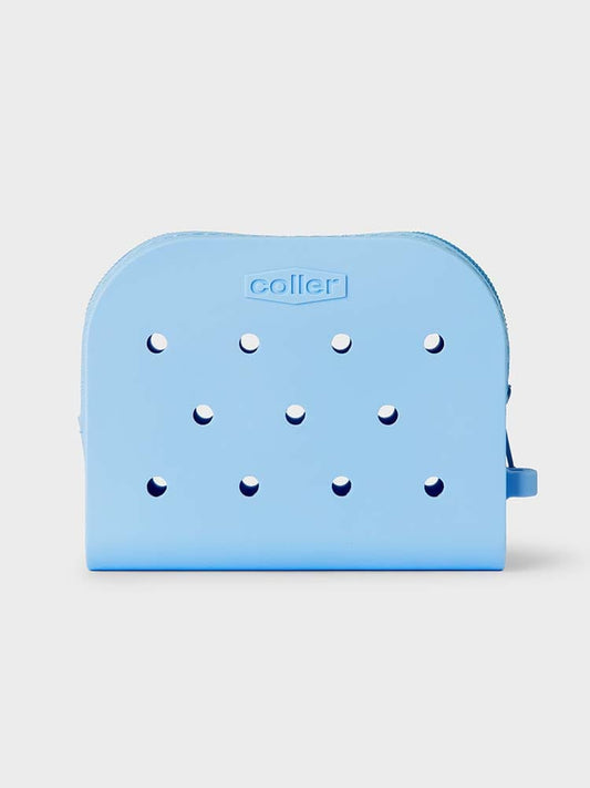 COLLER BAG LIGHT BLUE (S) [NEW] 꼴레 실리콘 파우치 라이트블루 (S)