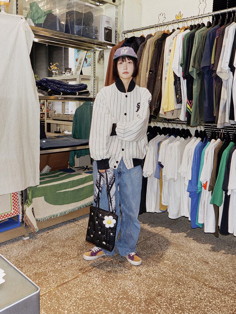 COLLER BEAUTY/ACC_ 숄더백 + 키링 세트 [조앤프렌즈 에디션] 비스킷 숄더백 세트