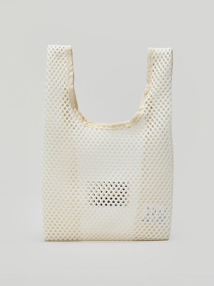 COLLER BEAUTY/ACC_ OAT CREAM 꼴레 메쉬 미니 토트백 오트크림