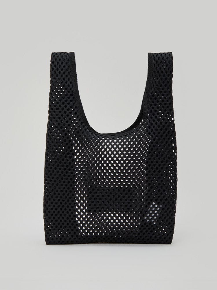 COLLER BEAUTY/ACC_ SHADE BLACK 꼴레 메쉬 미니 토트백 쉐이드 블랙