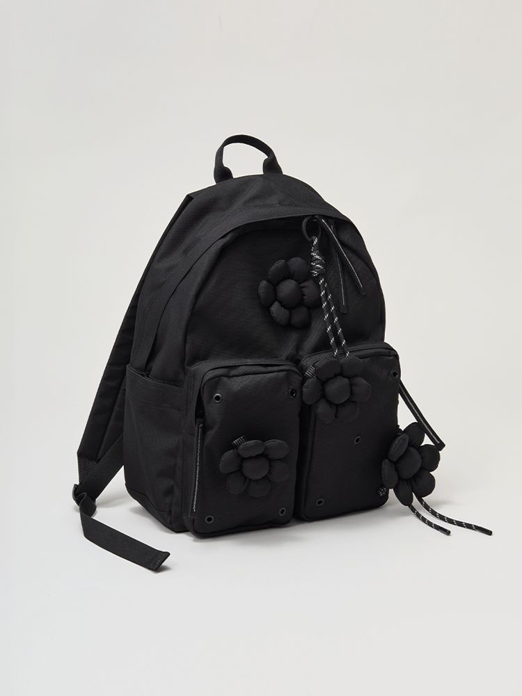 COLLER BEAUTY/ACC_ Shade Black (M) 꼴레 코듀라 백팩 (M) 쉐이드 블랙