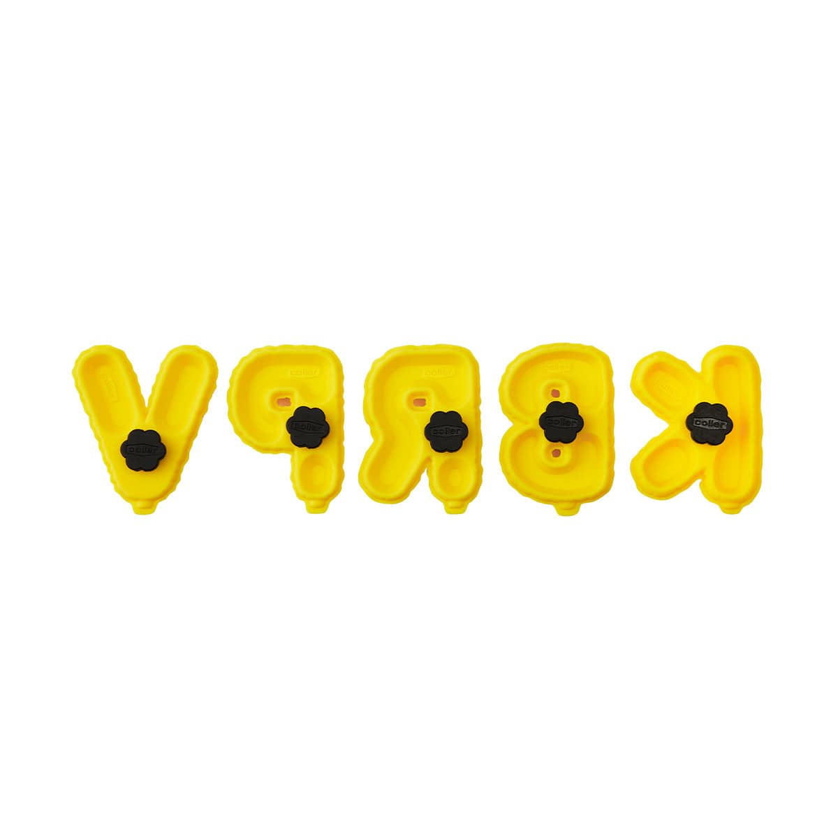 COLLER BEAUTY/ACC 라인프렌즈 꼴레 옐로우 알파벳 스티콘 (옵션상품- B, K, P, R, V)