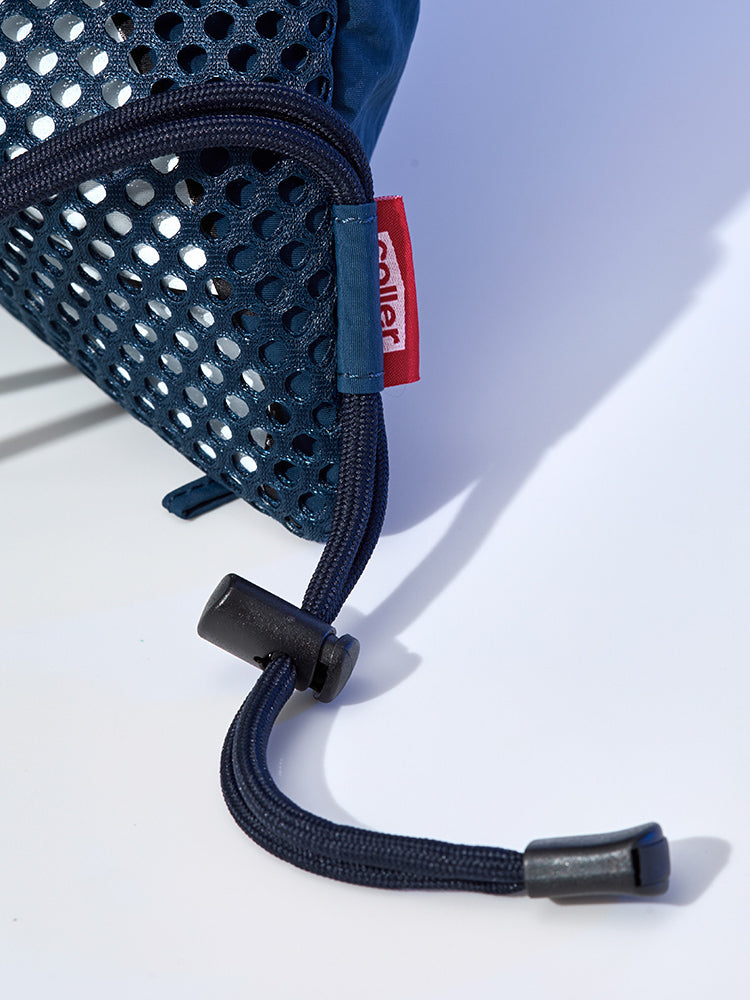 COLLER BEAUTY/ACC_KEYRING_ Midnight Navy [도라에몽 에디션] 꼴레 드로우 스트링백 키링 세트