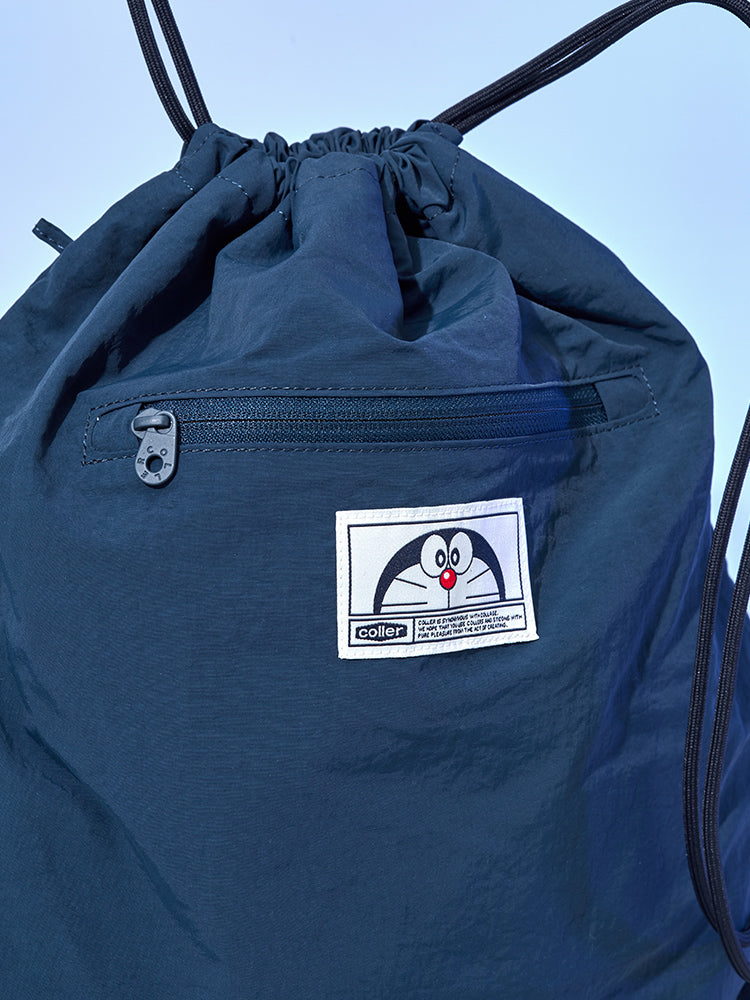 COLLER BEAUTY/ACC_KEYRING_ Midnight Navy [도라에몽 에디션] 꼴레 드로우 스트링백 키링 세트