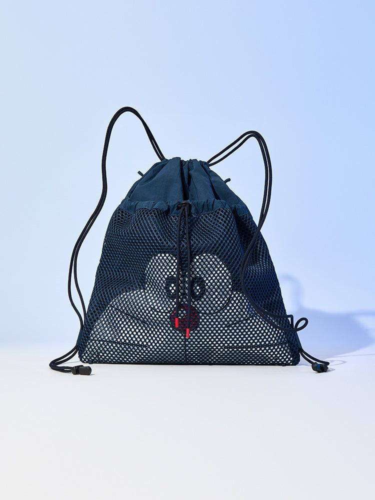 COLLER BEAUTY/ACC_KEYRING_ Midnight Navy [도라에몽 에디션] 꼴레 드로우 스트링백 키링 세트