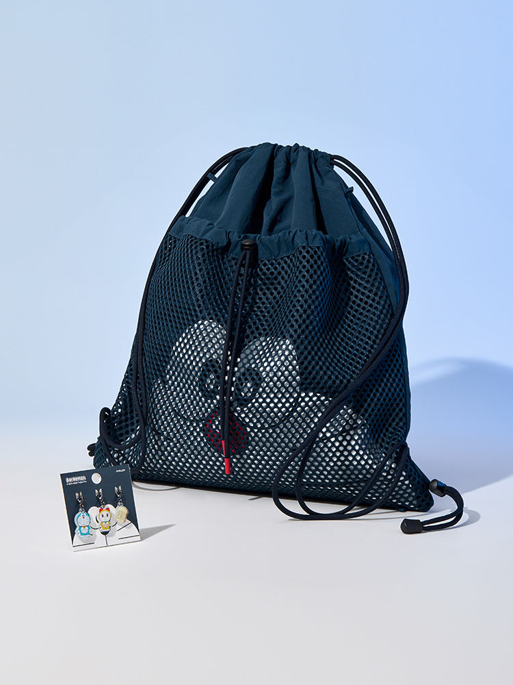 [DORAEMON EDITION] COLLER DRAW STRING BAG & KEYRING SET