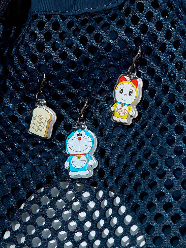 COLLER BEAUTY/ACC_KEYRING_ Midnight Navy [도라에몽 에디션] 꼴레 드로우 스트링백 키링 세트