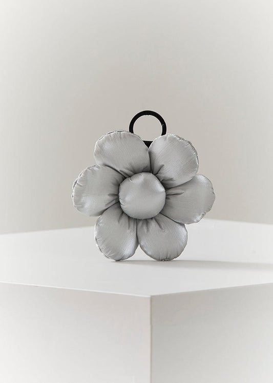 COLLER KEYRING 단품 [패밀리세일] 꼴레 빅 플라워 패딩 키링 실버