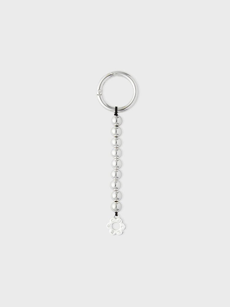 COLLER KEYRING 단품 꼴레 메탈 숏 비즈 키링 실버